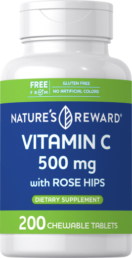Chewable Vitamin C, 500 mg, 200 Chewable Tablets