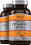 Kaubonbon Vitamin C 500mg (Natürliche Orange), 1000 mg (pro Portion), 180 Kautabletten, 2  Flaschen