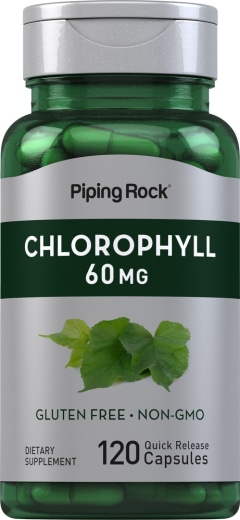 Klorofil, 60 mg, 120 Kapsule s hitrim sproščanjem