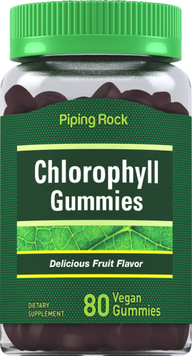 Gominolas de clorofila (fruta deliciosa), 80 Veganska gummies