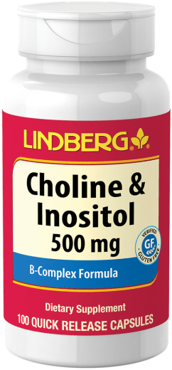 Cholin & Inositol 500 mg, 100 Kapsler for hurtig frigivelse