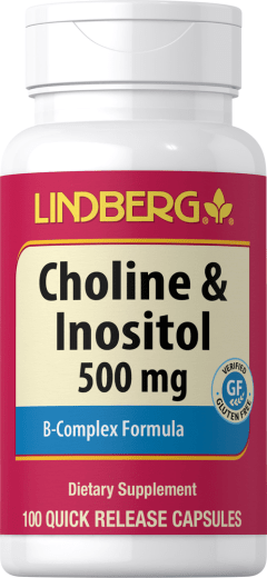 Choline & inositol 500 mg, 100 Snel afgevende capsules