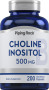 Choline & inositol, 500 mg, 200 Snel afgevende capsules