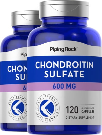 Chondroitin Sulfate, 600 mg, 120 Quick Release Capsules, 2  Bottles