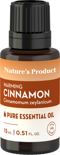 Cinnamon Pure Essential Oil, 1/2 fl oz (15 mL) Dropper Bottle