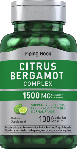 Zitrus-Bergamotte-Komplex, 1500 mg (pro Portion), 100 Vegetarische Kapseln