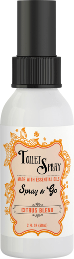 Citrus mengsel toilet spray, 2 fl oz (59 mL) Sprayfles