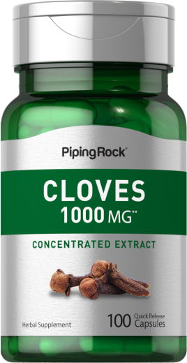 Clavo , 1000 mg, 100 Cápsulas de liberación rápida