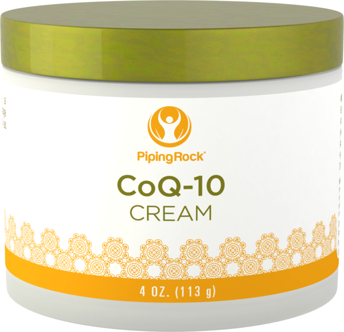 Crème Co Q10, 4 oz (113 g) Bocal