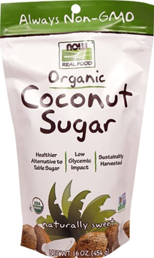 Açúcar de farinha de coco (Orgânico), 1 lb (454 g) Saco