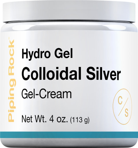 Kolloidales Silber Gel-Creme, 4 oz Glas