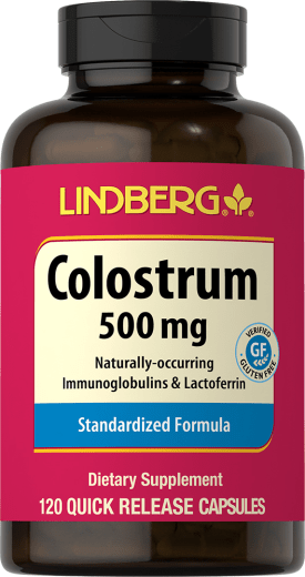 Kolostrum, 500 mg, 120 Kapsule s rýchlym uvoľňovaním