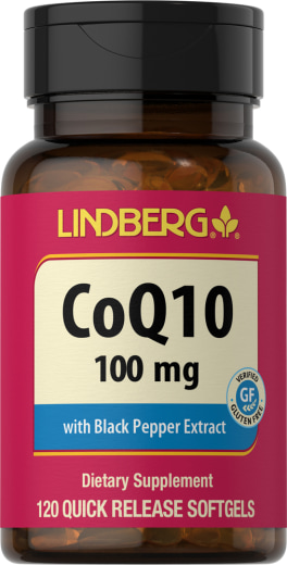 Koenzým Q10, 100 mg, 120 Mäkké gély s rýchlym uvoľňovaním