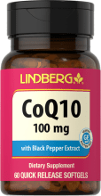 CoQ10, 100 mg, 60 Capsules molles à libération rapide