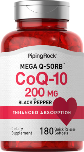 CoQ10 assorbibile, 200 mg, 180 Capsule in gelatina molle a rilascio rapido