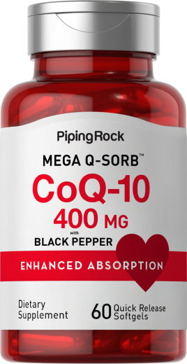 CoQ10 แบบดูดซึมได, 400 mg, 60 ซอฟต์เจลแบบปล่อยตัวยาเร็ว