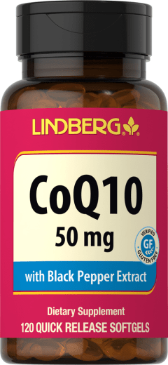 CoQ10, 50 mg, 120 Gel Lembut Lepas Cepat