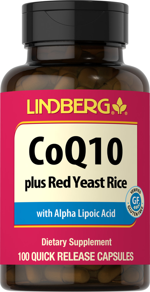 travl nok Signal CoQ10 plus Red Yeast Rice, 100 Capsules | PipingRock Health Products