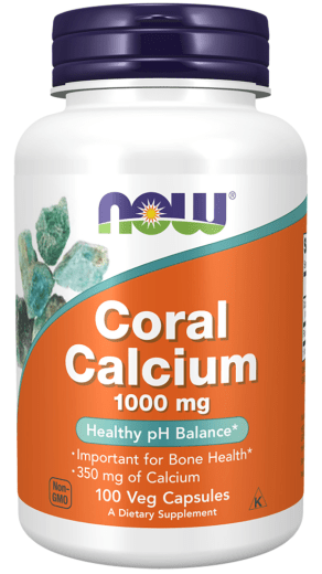 珊瑚鈣, 1000 mg, 100 素食專用膠囊