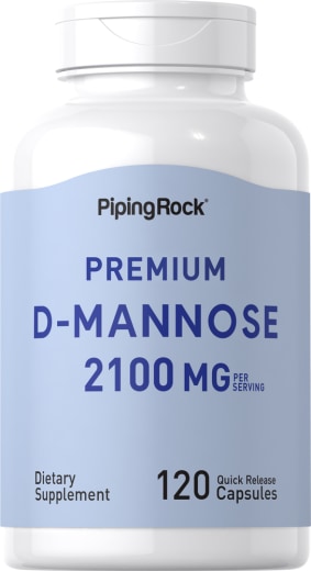 D-mannose , 2100 mg (per dose), 120 Hurtigvirkende kapsler