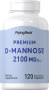 D-manosa , 2100 mg (por porción), 120 Cápsulas de liberación rápida
