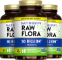 Daily Digestive Probiotic - 50 Billion CFU, 60 Vegetarische Kapseln, 3  Flaschen
