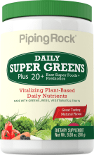 Poudre de légumes verts super pour tous les jours (Biologique), 9.88 oz (280 g) Bouteille