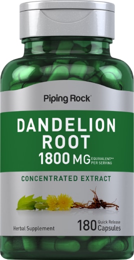 Dandelion Root, 1800 mg, 180 Quick Release Capsules