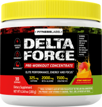 Delta Force Pre-Workout Concentrate Powder (Atomic Mango Blast), 6.34 oz (180 g) Bottle