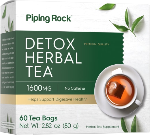 Bylinný čaj na detox, 1600 mg, 60 Čajové vrecká
