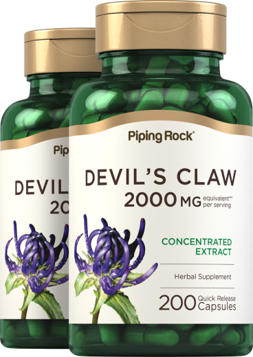 Devil's Claw, 2000 mg, 200 Quick Release Capsules, 2  Bottles