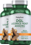 DGL-Süßholzwurzel Kaubonbon megastark (deglicirisiniert), 4000 mg (pro Portion), 180 Kautabletten, 2  Flaschen