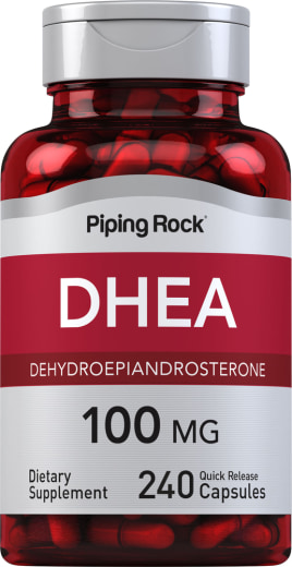 DHEA , 100 mg, 240 Kapsler for hurtig frigivelse