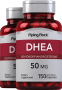 DHEA, 50 mg, 150 Quick Release Capsules, 2  Bottles