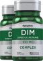 DIM Complex diindolylmethane, 100 mg, 90 แคปซูลแบบปล่อยตัวยาเร็ว, 2 ขวด