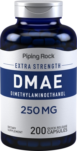 DMAE , 250 mg, 200 Kapsułki o szybkim uwalnianiu