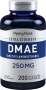 DMAE , 250 mg, 200 Cápsulas de Rápida Absorção