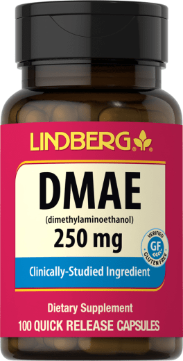 DMAE (Dimethylaminoethanol), 250 mg, 100 Kapsul Lepas Cepat