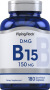 Pangamato de cálcio (B15) (DMG), 150 mg, 180 Cápsulas de Rápida Absorção