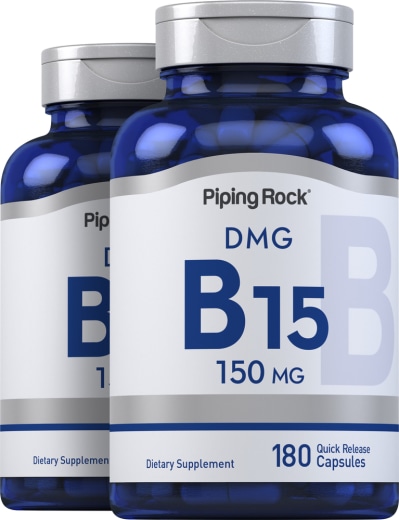 DMG (B-15), 150 mg, 180 Vegetarian Tablets, 2  Bottles