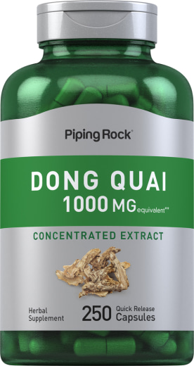 Kiinanväinönputki (Dong quai), 1000 mg, 250 Pikaliukenevat kapselit