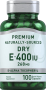 Ξηρή βιταμίνη Ε-400 IU (d-άλφα-τοκοφερόλη), 100 Capsule cu eliberare rapidă
