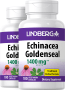 Echinacea Goldenseal, 1400 mg (setiap sajian), 100 Kapsul Vegetarian, 2  Botol