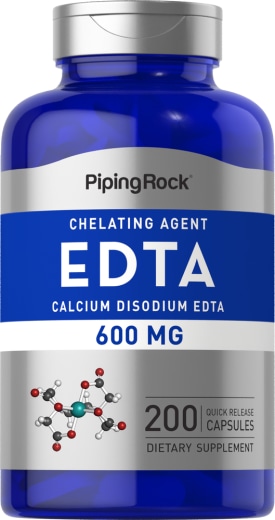 EDTA-kalsiumdinatrium , 600 mg, 200 Hurtigvirkende kapsler