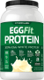 EggFit proteïne (zonder smaak- en zoetstoffen), 2 lb (908 g) Fles