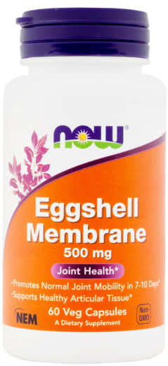 Membraan van eierschaal , 500 mg, 60 Vegetarische capsules
