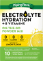Elektrolyt-Hydration + B-Vitamine (natürlich erfrischende Zitrone), 10 Pakete