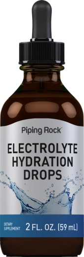 Elektrolytové hydratačné kvapky, 2 fl oz (59 mL) Fľaša na kvapkadlo