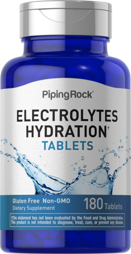 Elektrolyytit, hydratointi, 180 Tabletit