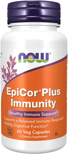 อาหารเสริม EpiCor Plus Immunity, 60 แคปซูลผัก